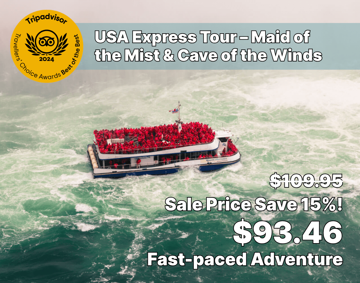 USA Express Tour – Maid of the Mist & Cave of the Winds